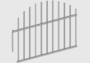 Double wire panel 6/5/6